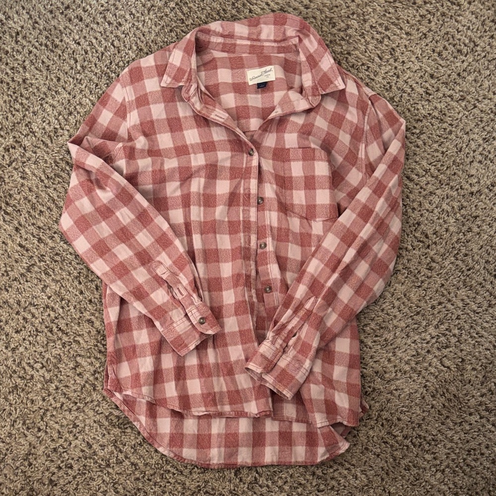 Universal Thread Red Checkered Shirt